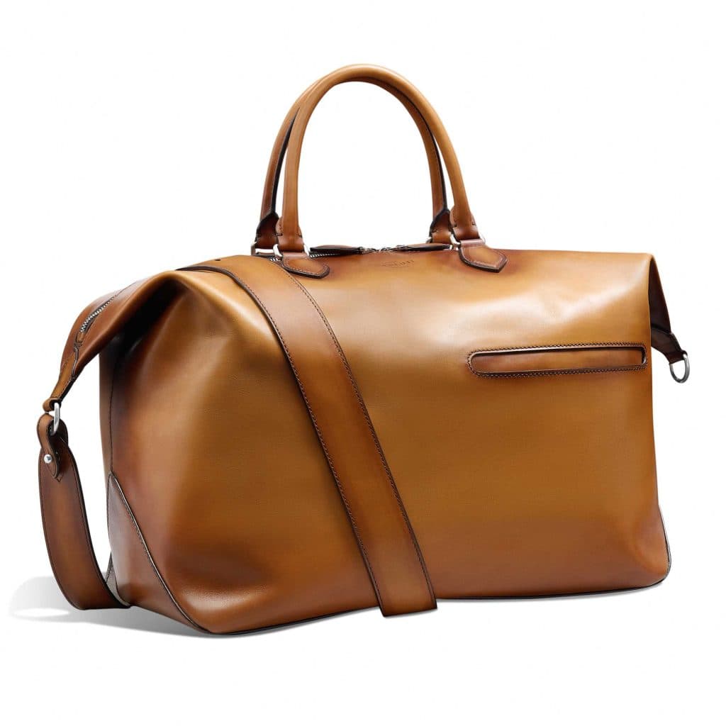 Tas Bepergian Beritsleting dari koleksi Toujours Soft (dok. Berluti)